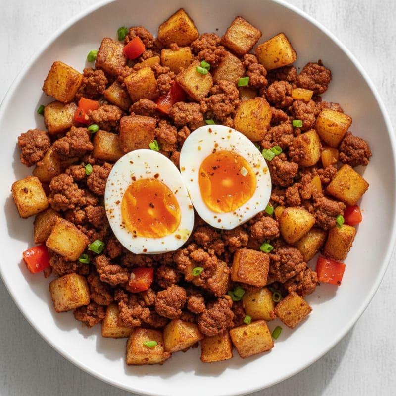 Spicy Chorizo and Potato Hash