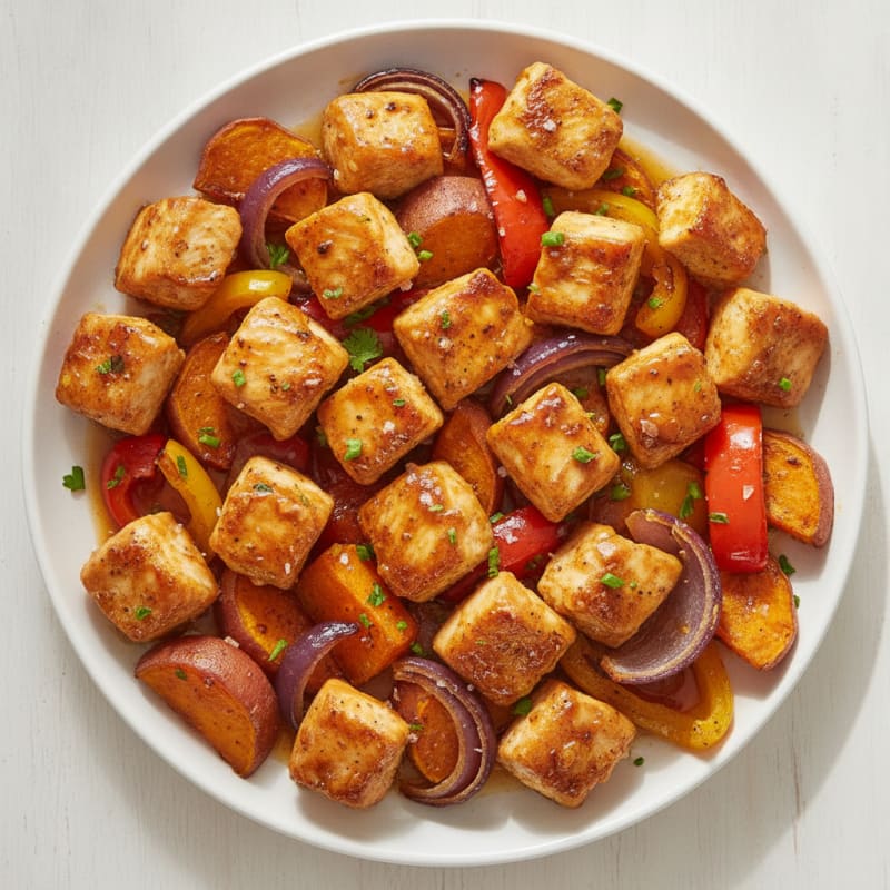 Sheet Pan Honey-Garlic Chicken and Veggies
