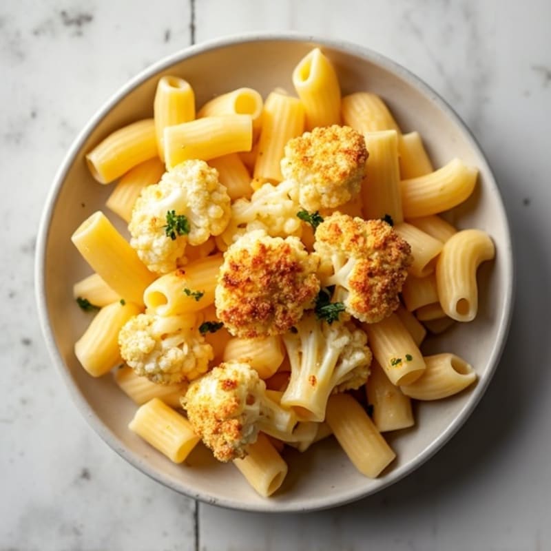 Creamy Cauliflower Mac and Cheese Bake