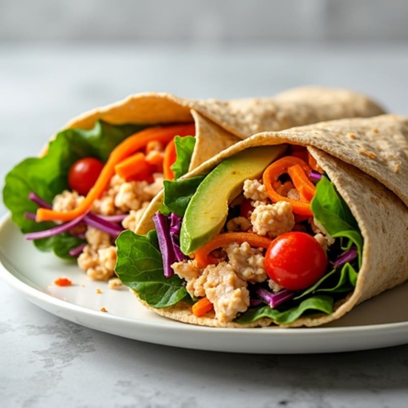 Spicy Tuna Fresh Veggie Wrap