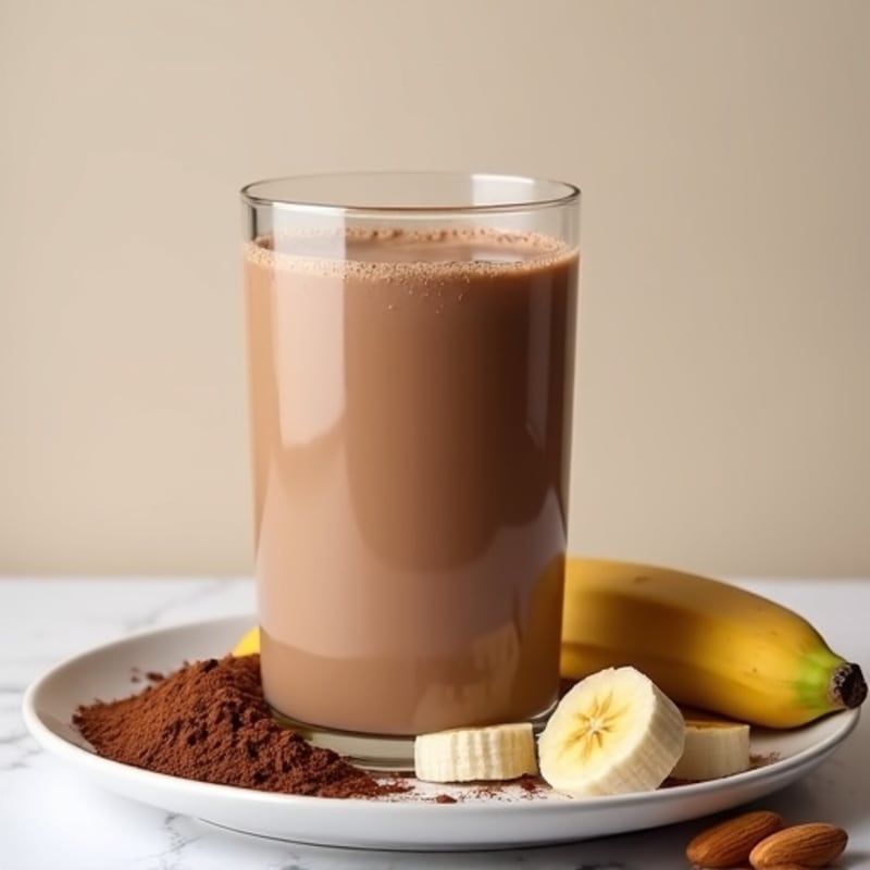 Creamy Chocolate Almond Protein Smoothie