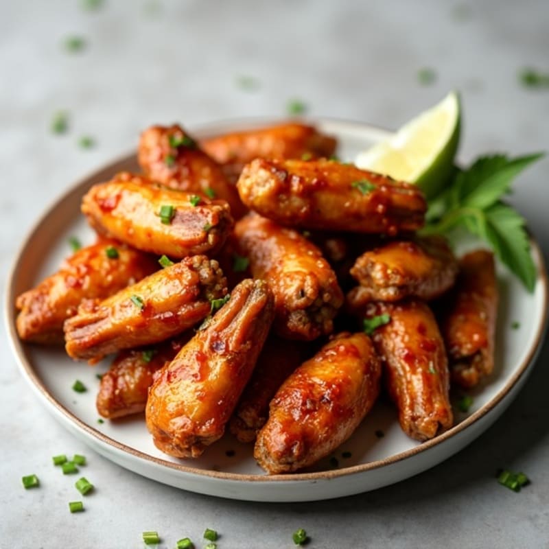 Crispy Baked Honey-Garlic Wings