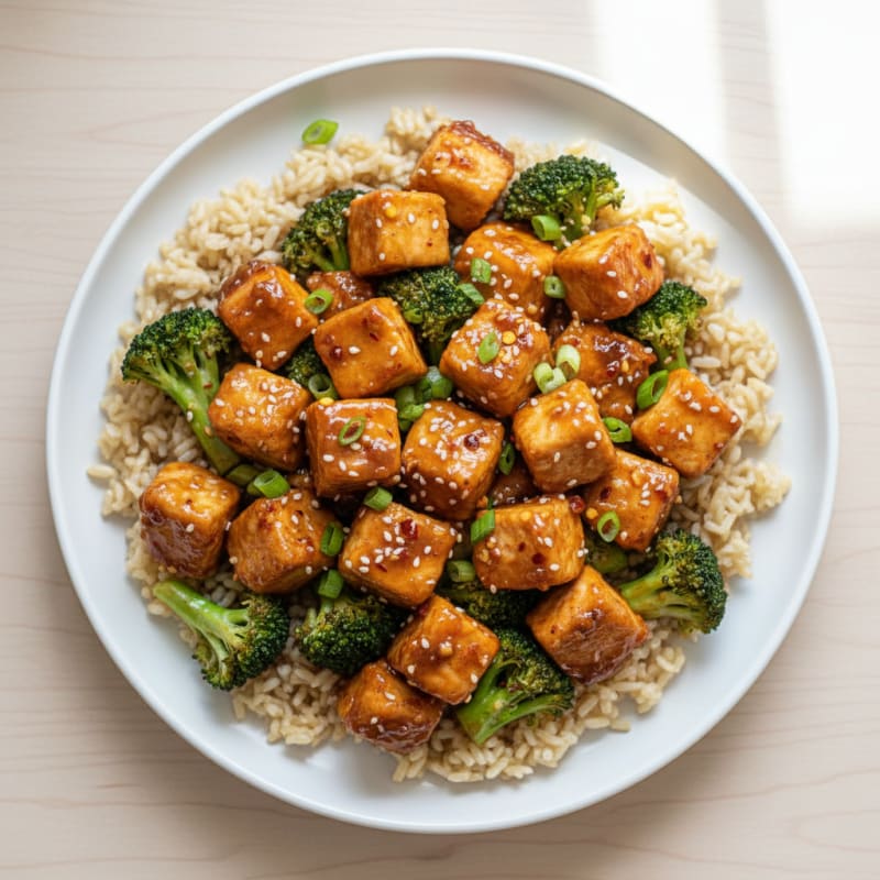 Sweet and Savory General Tso's Chicken