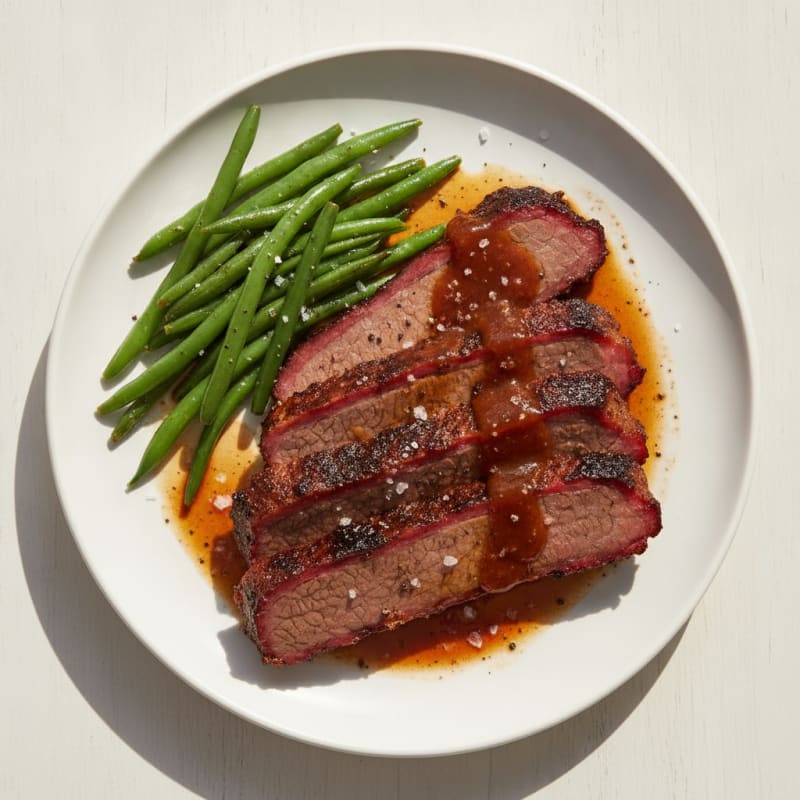 Slow-Smoked Texas Brisket with BBQ Glaze