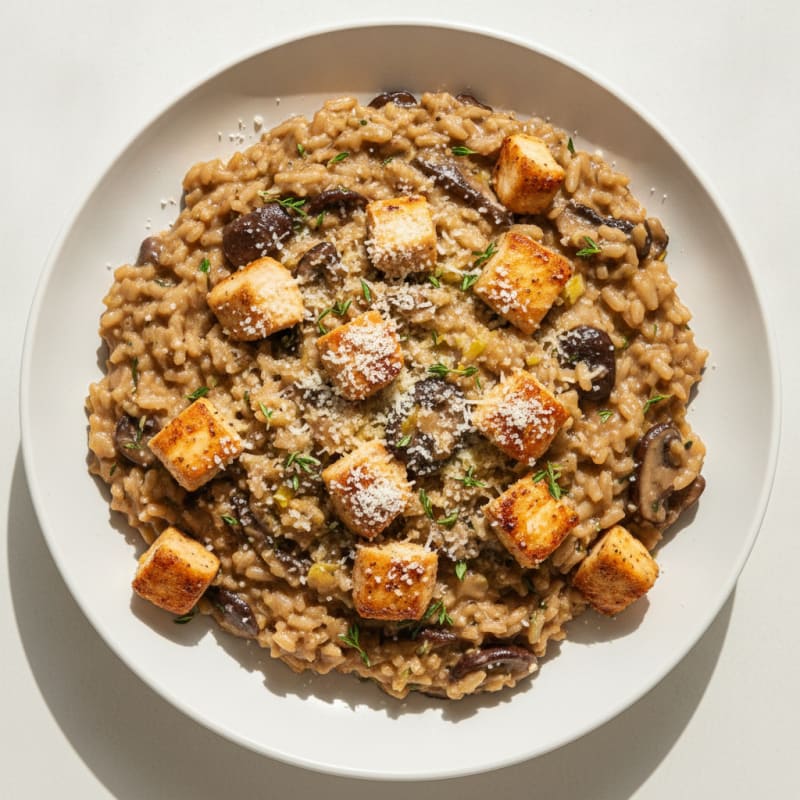 Wild Mushroom Risotto with Parmesan
