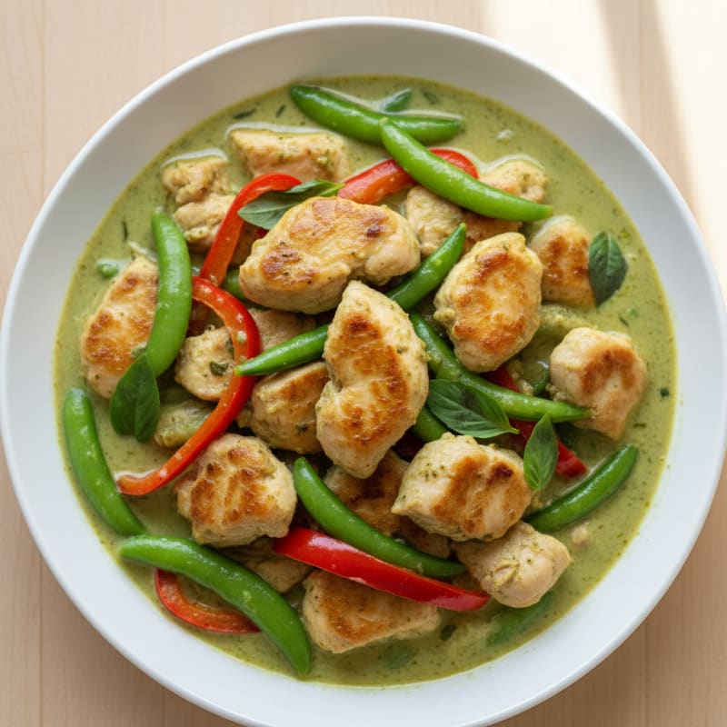 Creamy Thai Green Curry Chicken