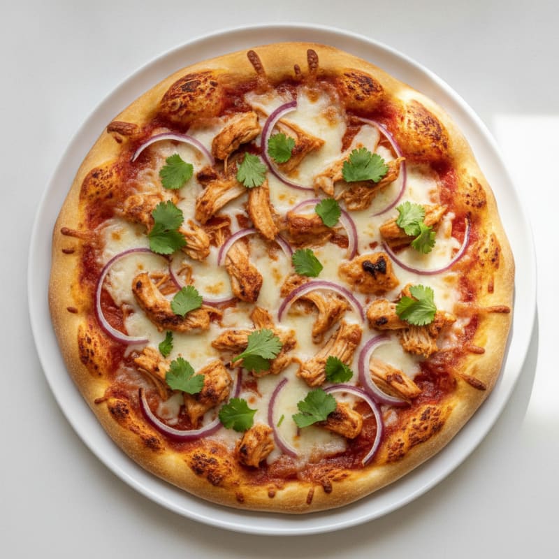 High-Protein BBQ Chicken Pizza