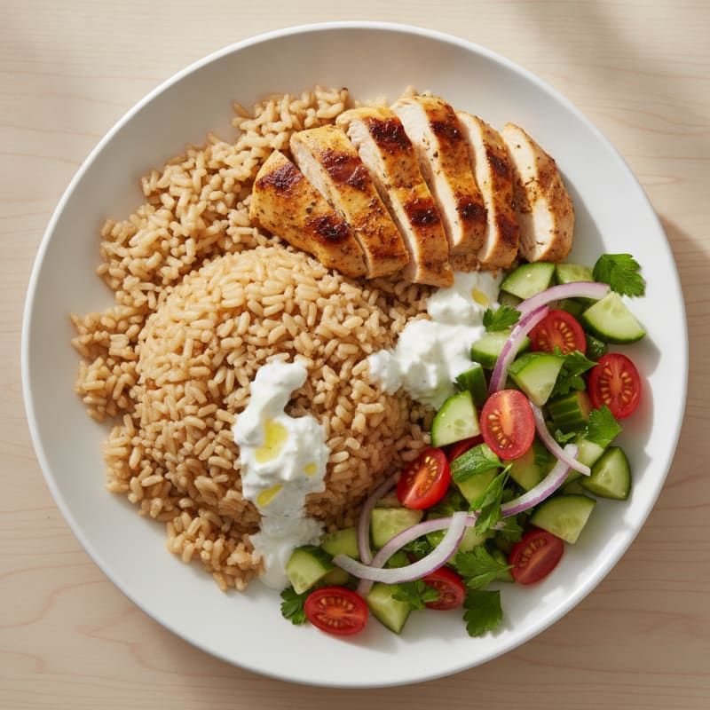 Chicken Shawarma Rice Bowl
