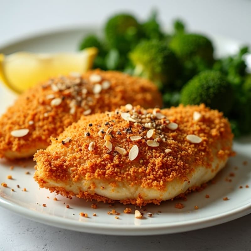 Crispy Air Fryer Almond-Crusted Chicken
