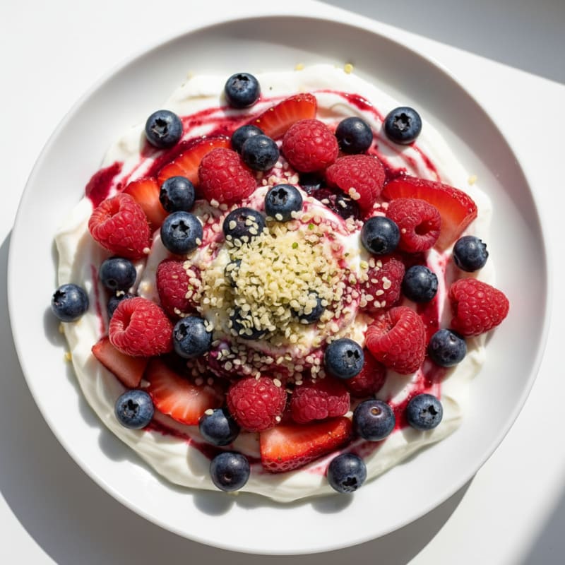 Creamy Greek Yogurt Protein Parfait with Mixed Berries