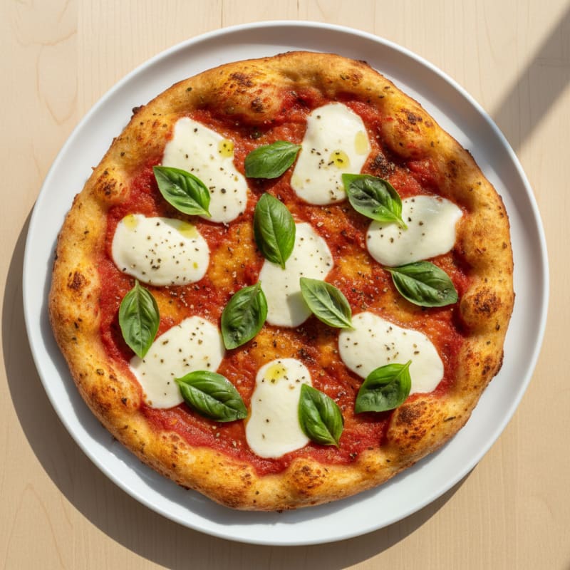 Classic Margherita Pizza with Fresh Basil