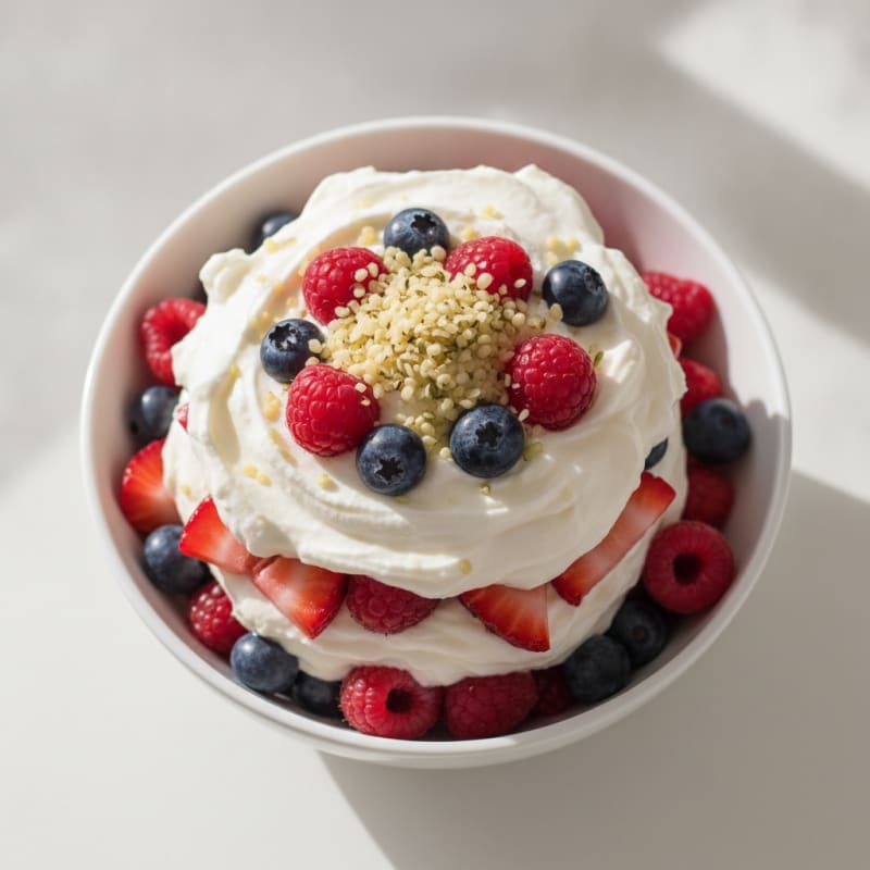 Creamy Greek Yogurt Protein Parfait with Berries