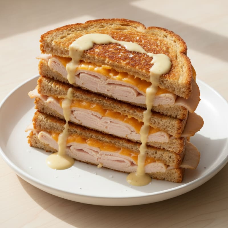 Triple-Decker Protein Grilled Cheese