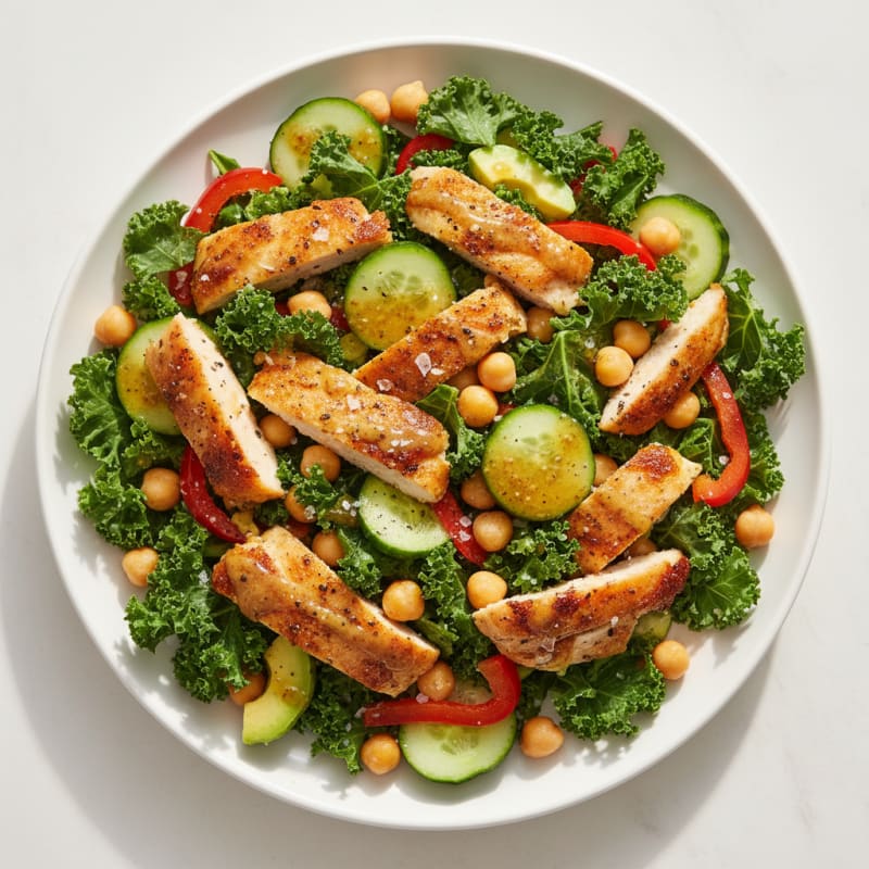 Fresh Crunchy Salad Bar Creation