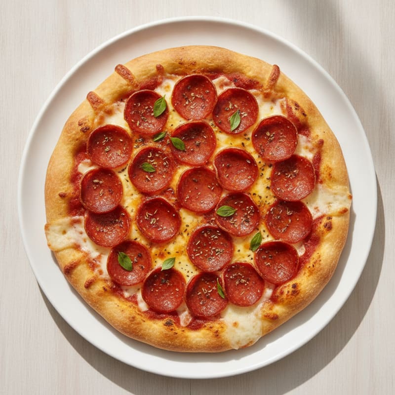 Stuffed Crust Pepperoni Pizza