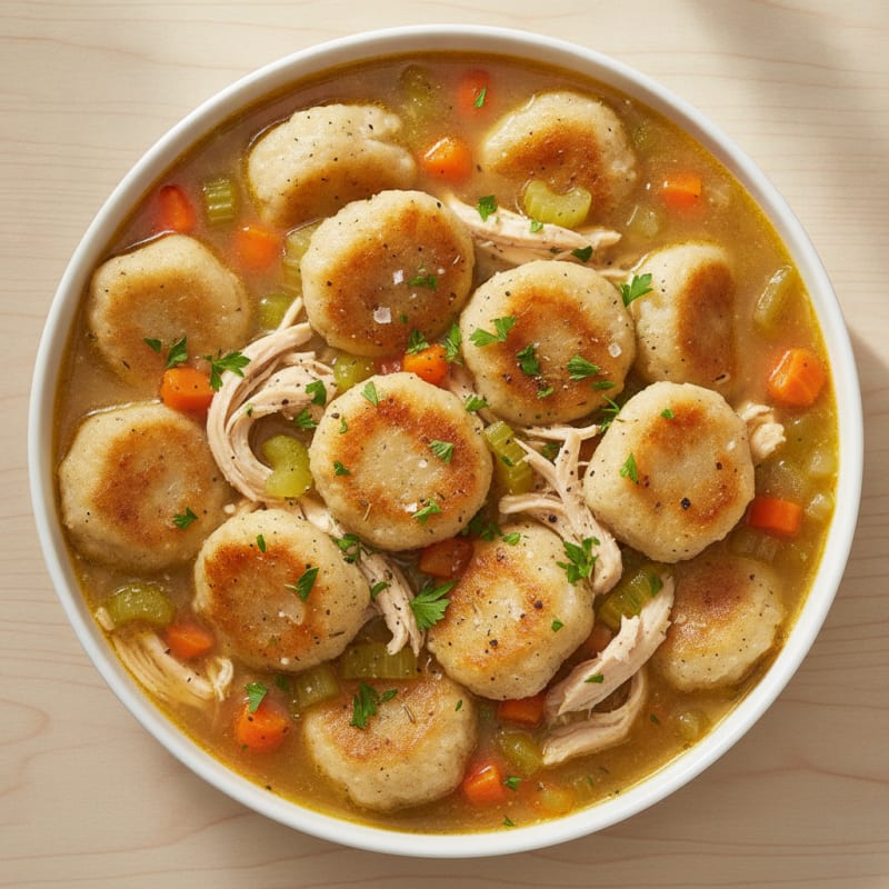 Homestyle Chicken and Herb Dumplings