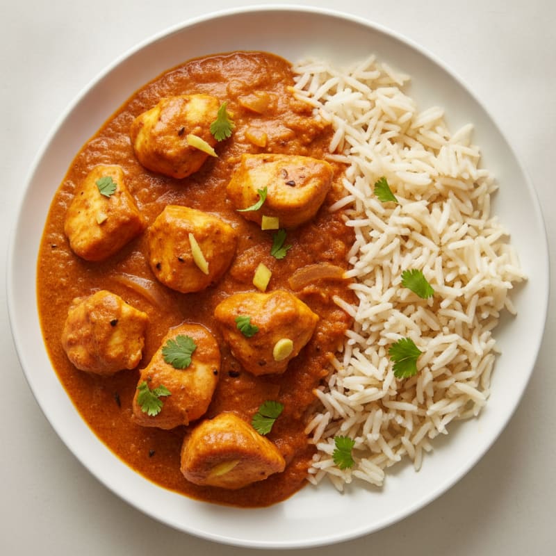 Chicken Tikka Masala with Basmati Rice