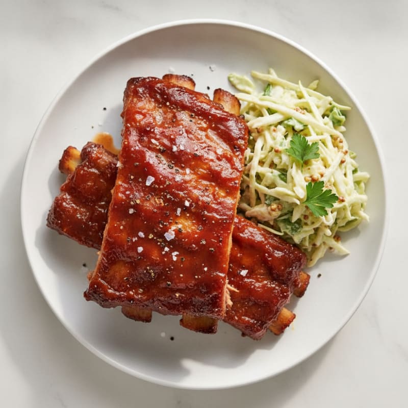 Sticky BBQ Baby Back Ribs