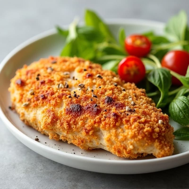 Oven-Baked Crispy Almond-Crusted Chicken