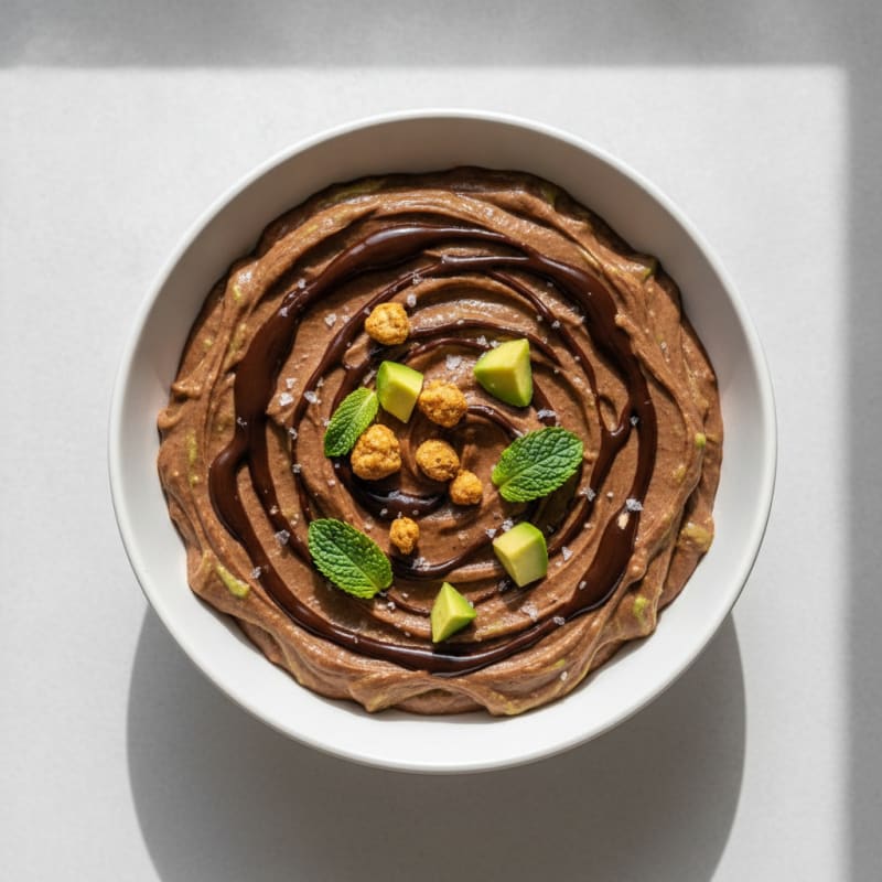 Chocolate Avocado Protein Mousse