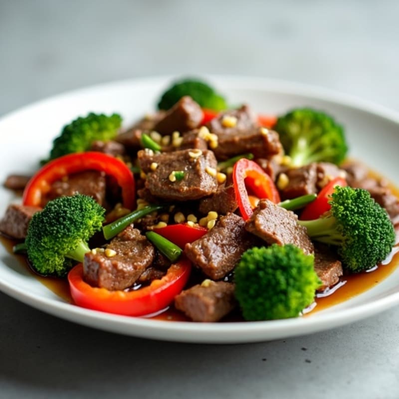 Savory Lean Beef and Crispy Broccoli Stir-Fry