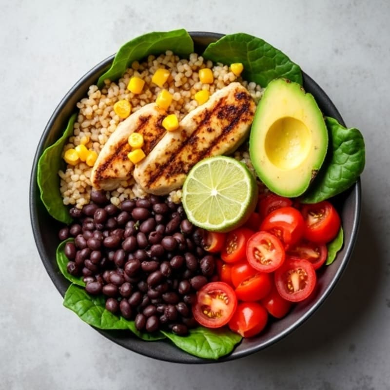 Hearty Black Bean Burrito Bowl