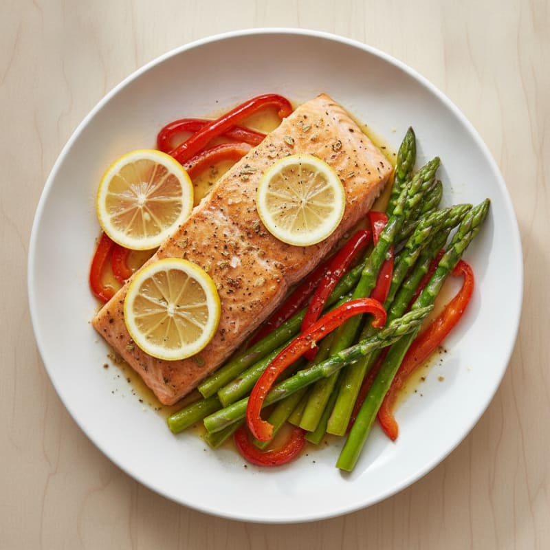 Sheet Pan Lemon Herb Salmon