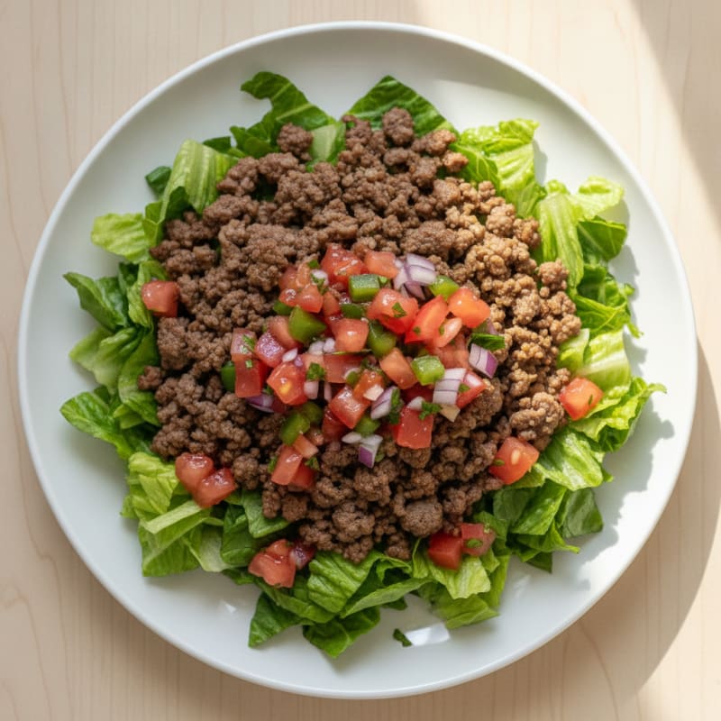 Classic Lean Ground Beef Taco Salad