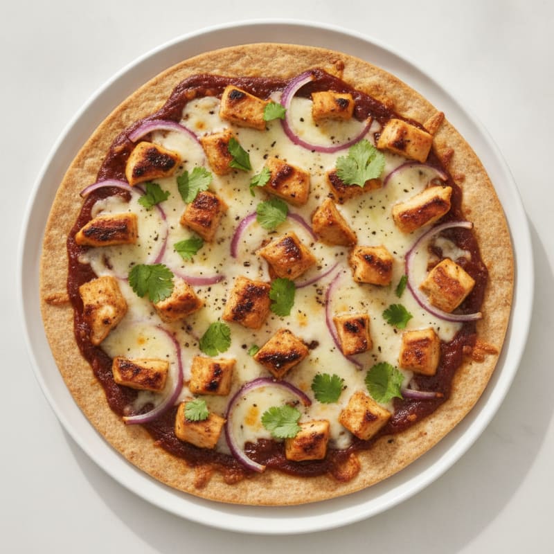 High-Protein BBQ Chicken Pizza
