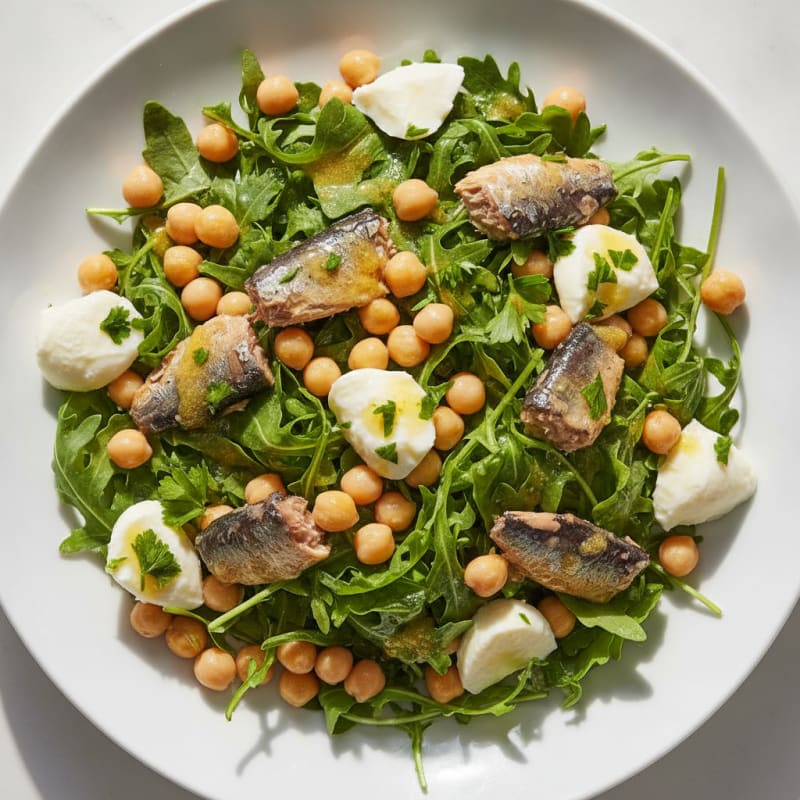 Sardine and Chickpea Salad with Fresh Herbs