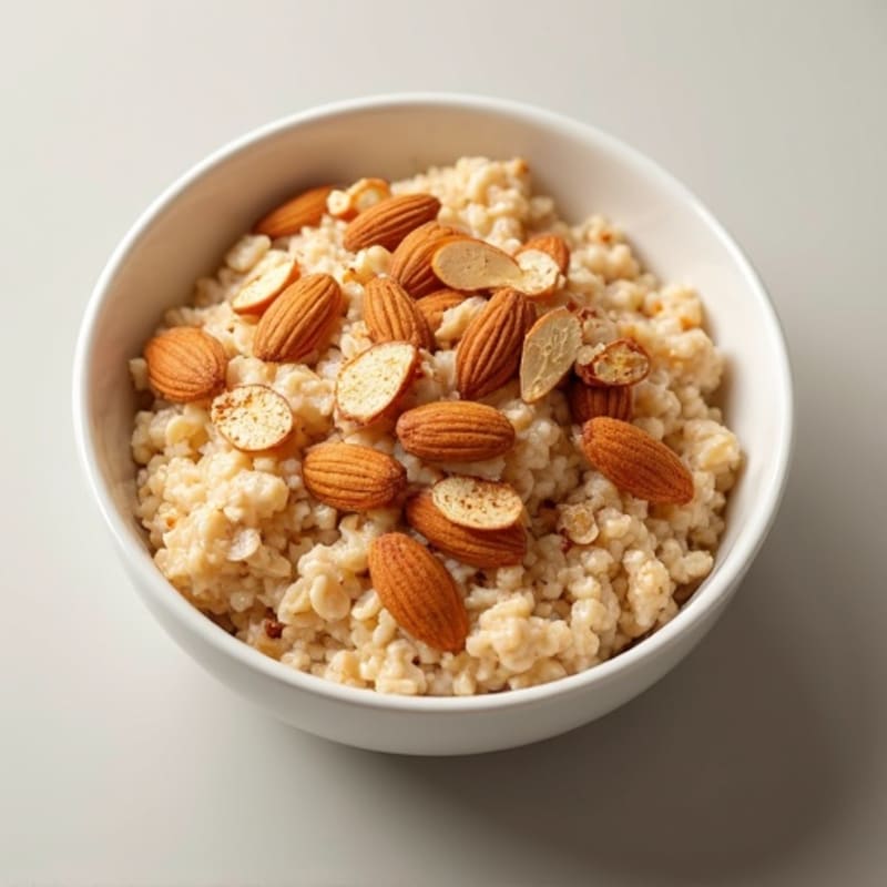 Protein-Packed Vanilla Almond Oatmeal Bowl