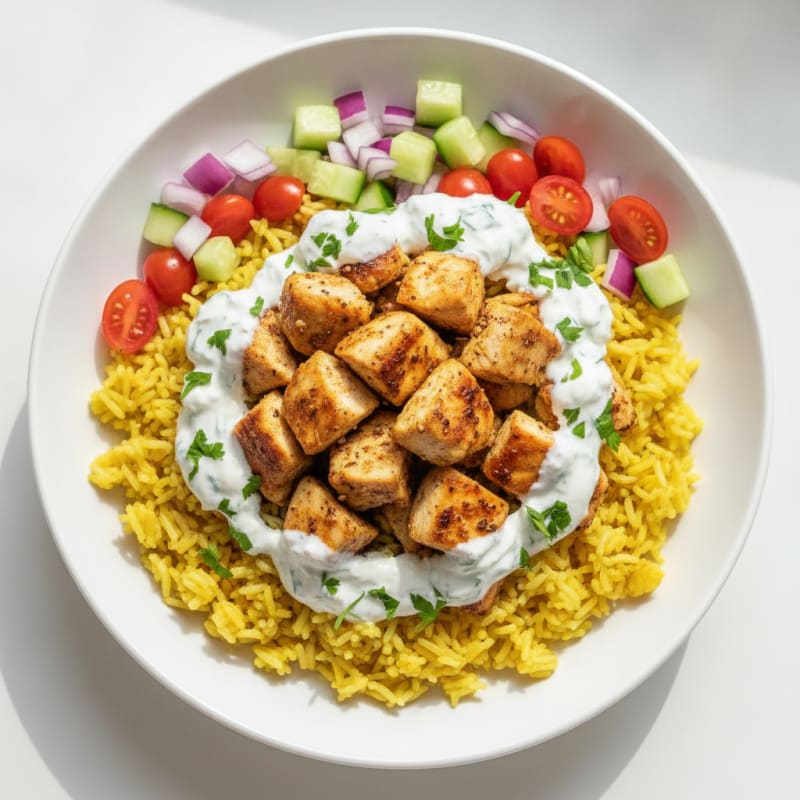Chicken Shawarma Rice Bowl