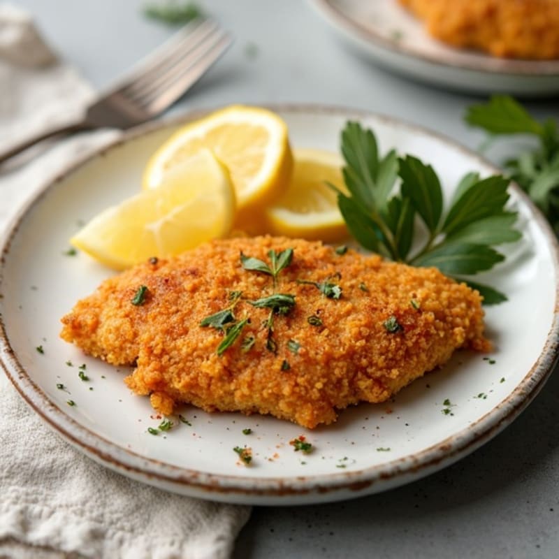 Pan-Seared Crispy Parmesan Chicken