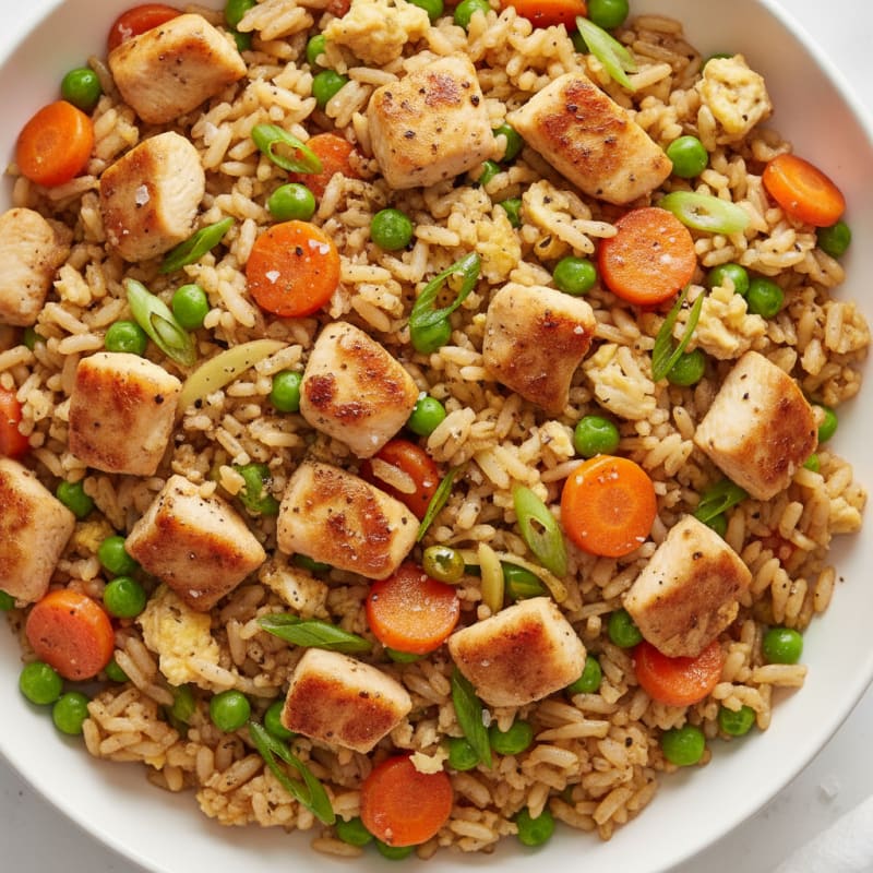 Chicken and Vegetable Fried Rice