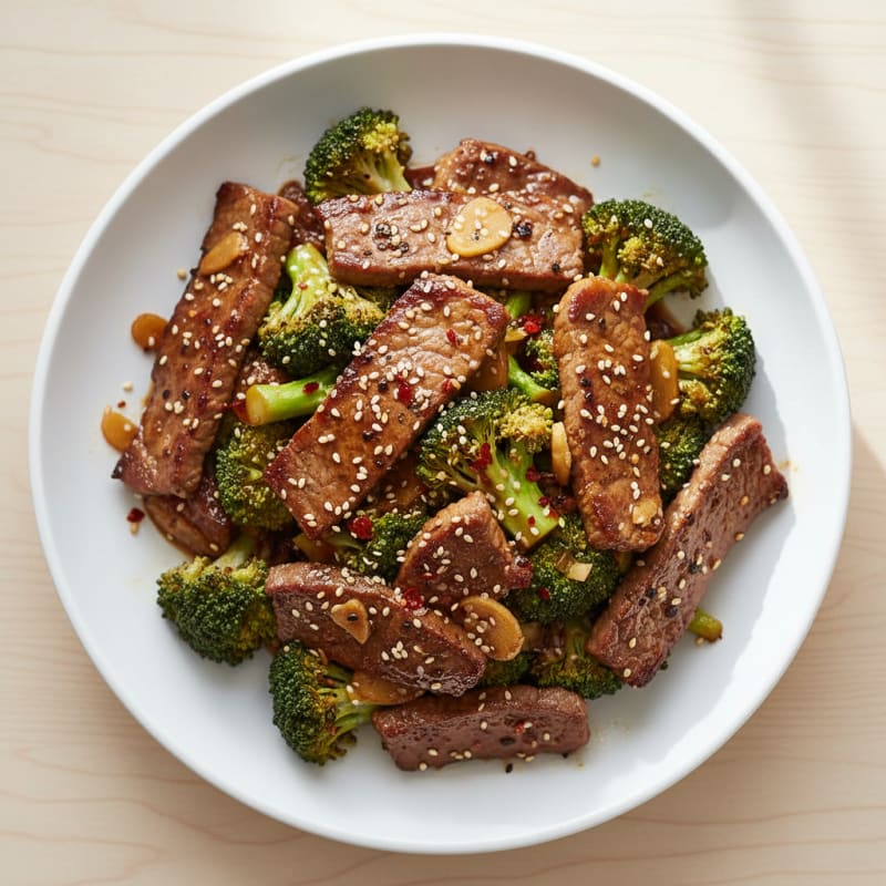 Tender Sesame-Ginger Beef & Broccoli Stir-Fry