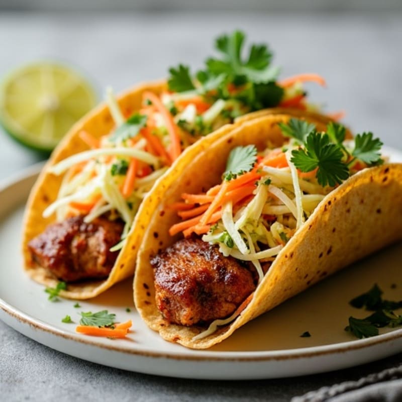 Crispy Slow-Cooked Pork Tacos with Fresh Slaw