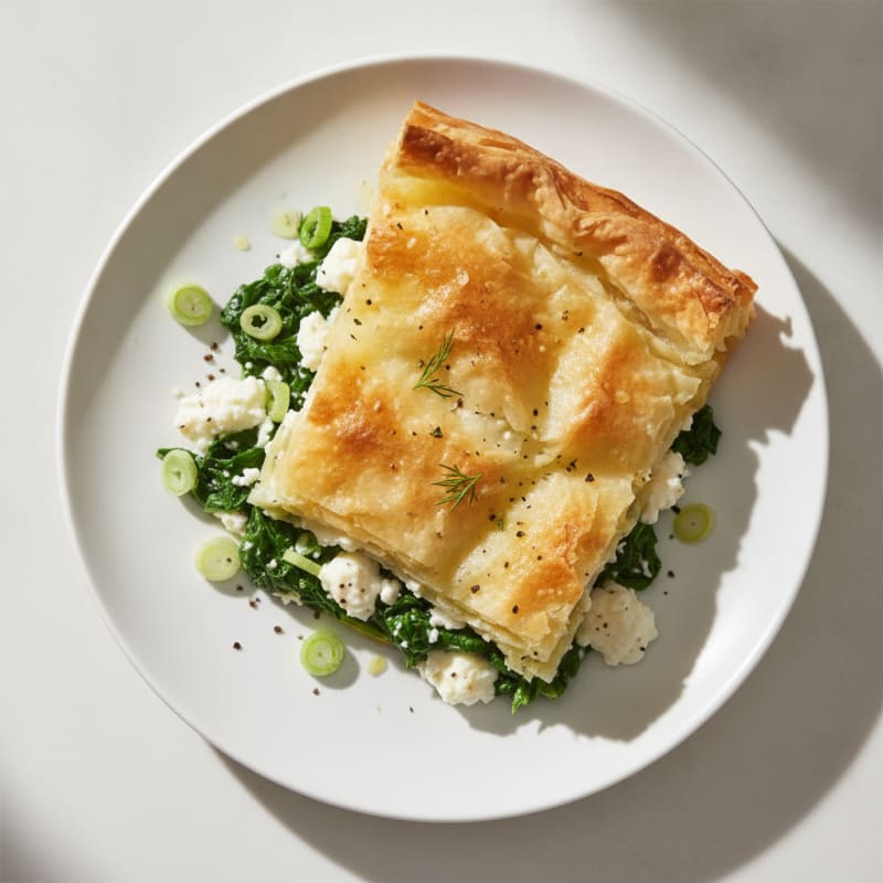 Spinach and Feta Phyllo Pie