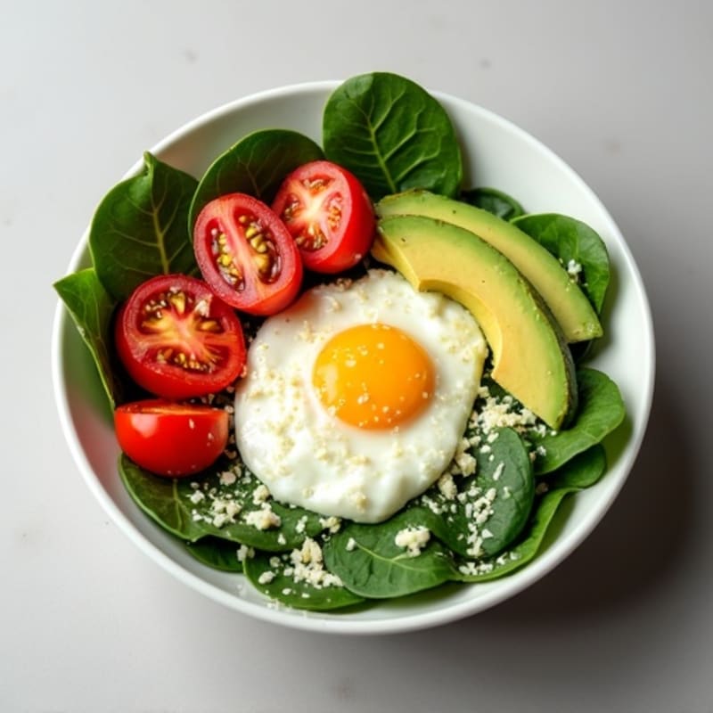 Protein-Packed Spinach and Egg White Breakfast Bowl