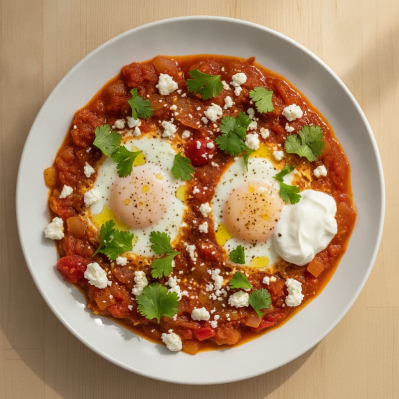 Shakshuka with Feta and Herbs