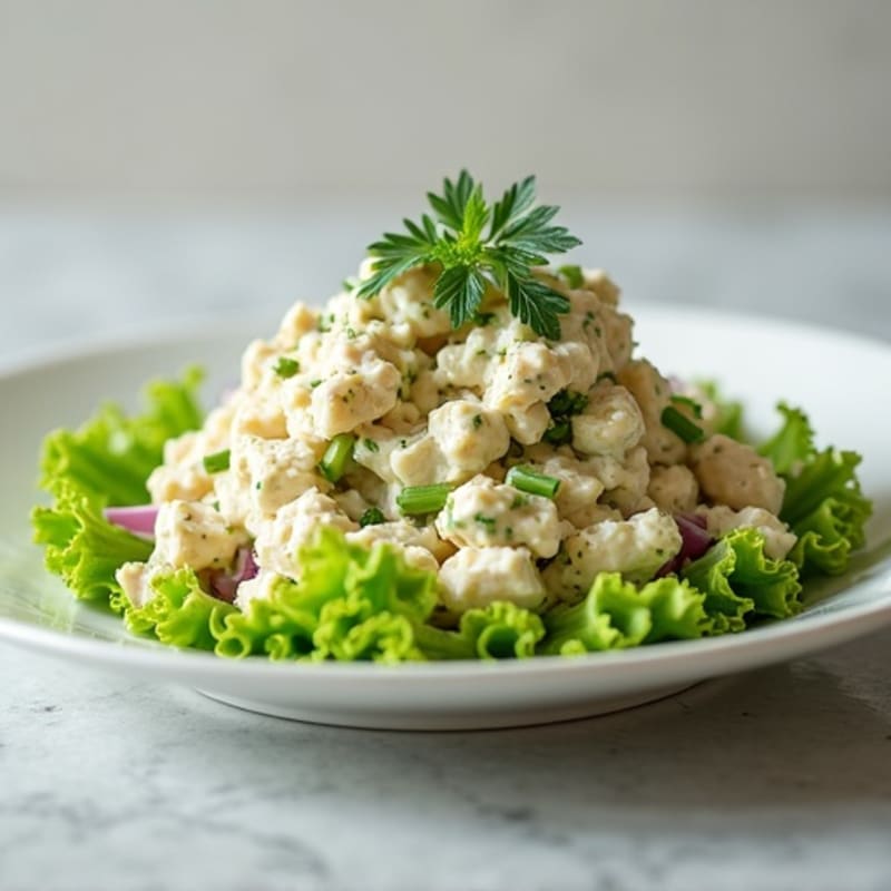 Creamy Herb Canned Chicken Salad