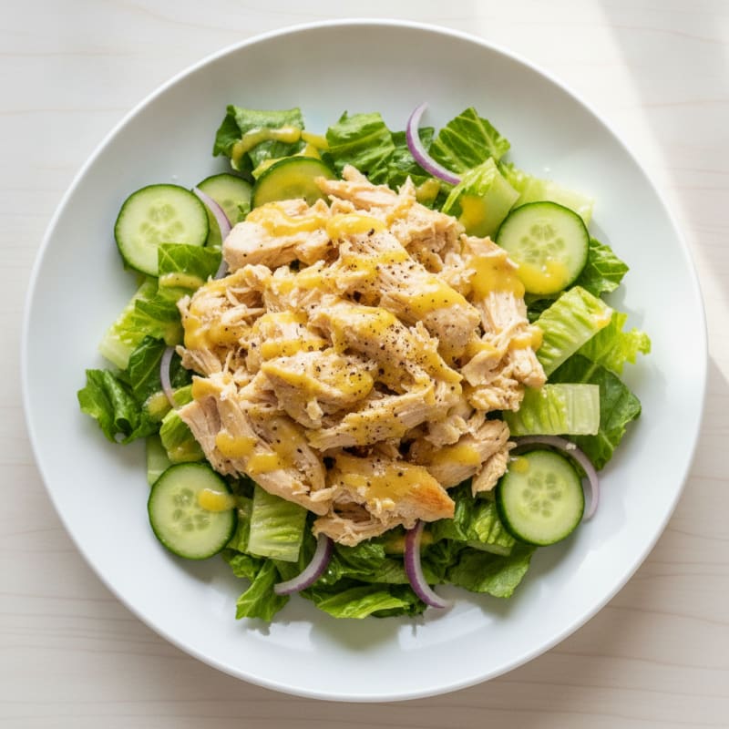 Tangy Chicken Romaine Power Salad