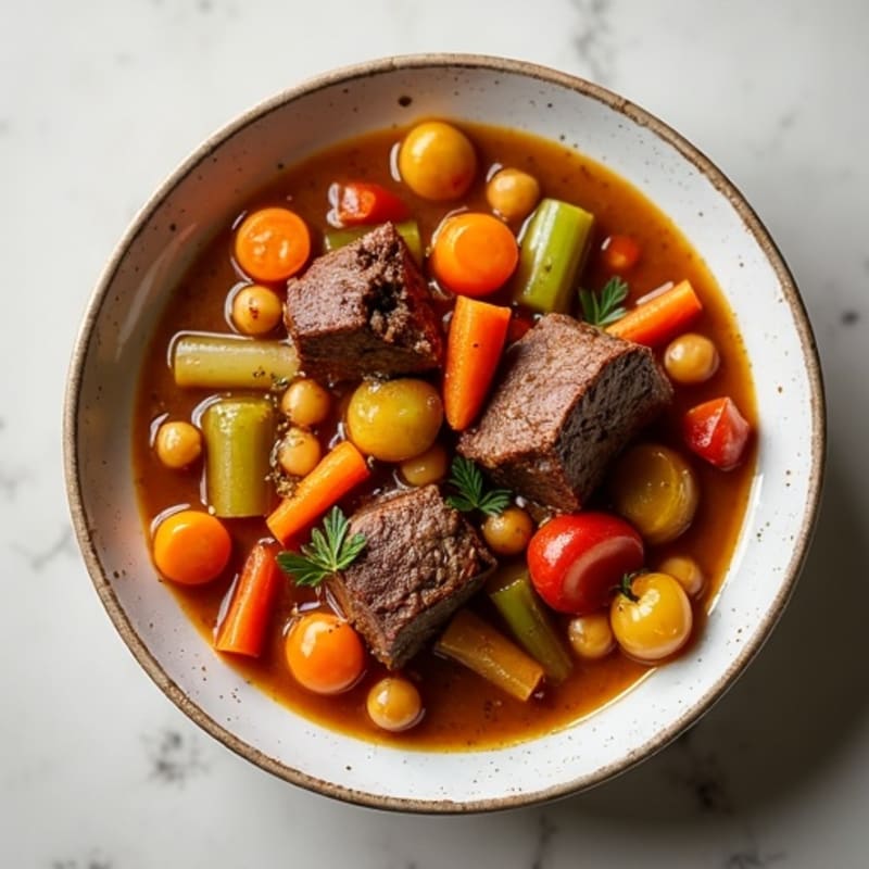 Tender Spiced Lamb and Vegetable Stew