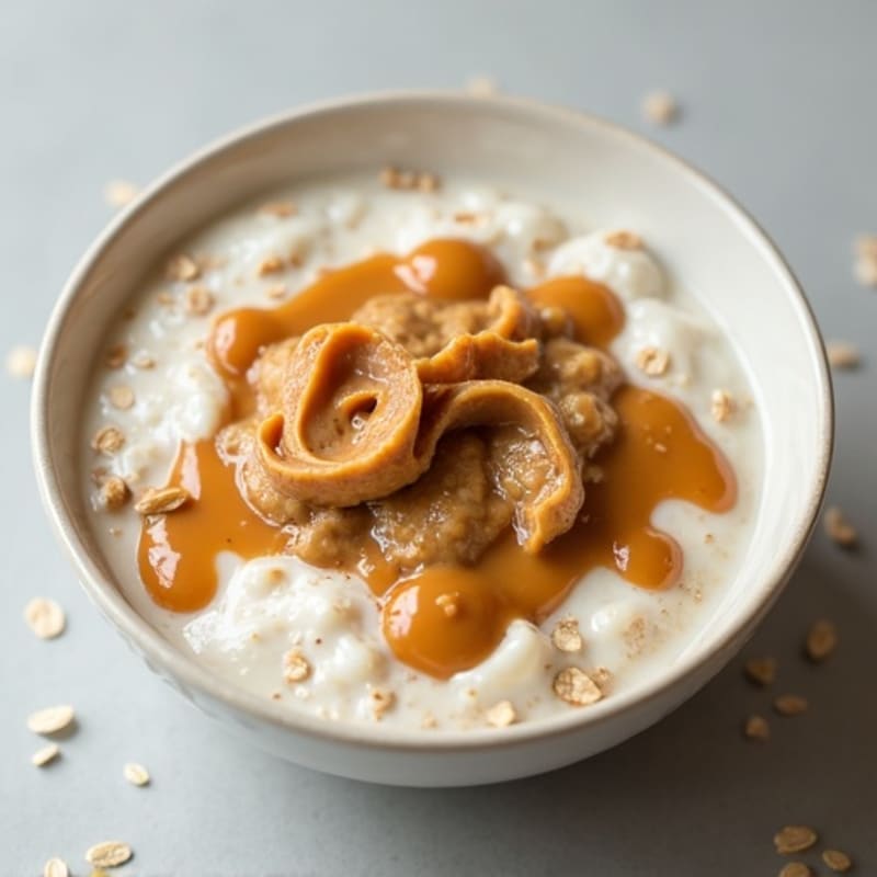 High-Protein Peanut Butter Overnight Oats