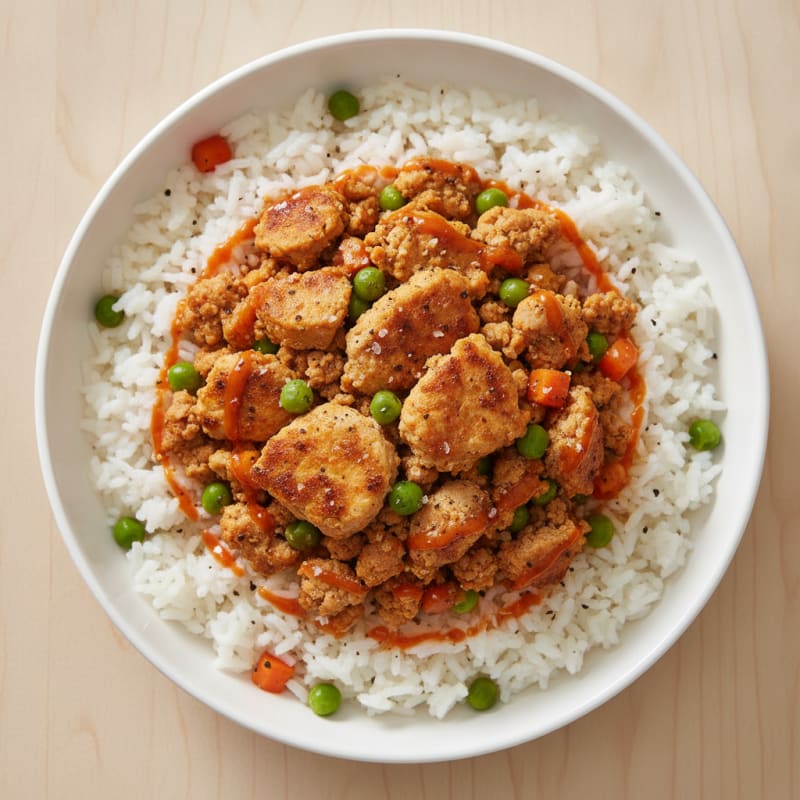 Taco-Spiced Turkey and Rice Bowl