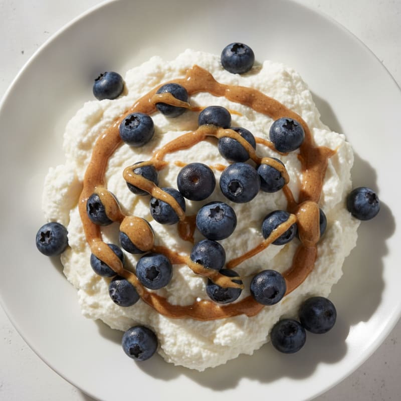 Greek Yogurt Protein Mousse with Berries