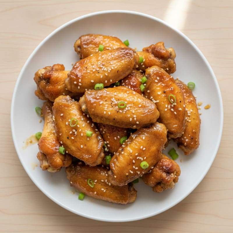 Baked Honey-Garlic Chicken Wings