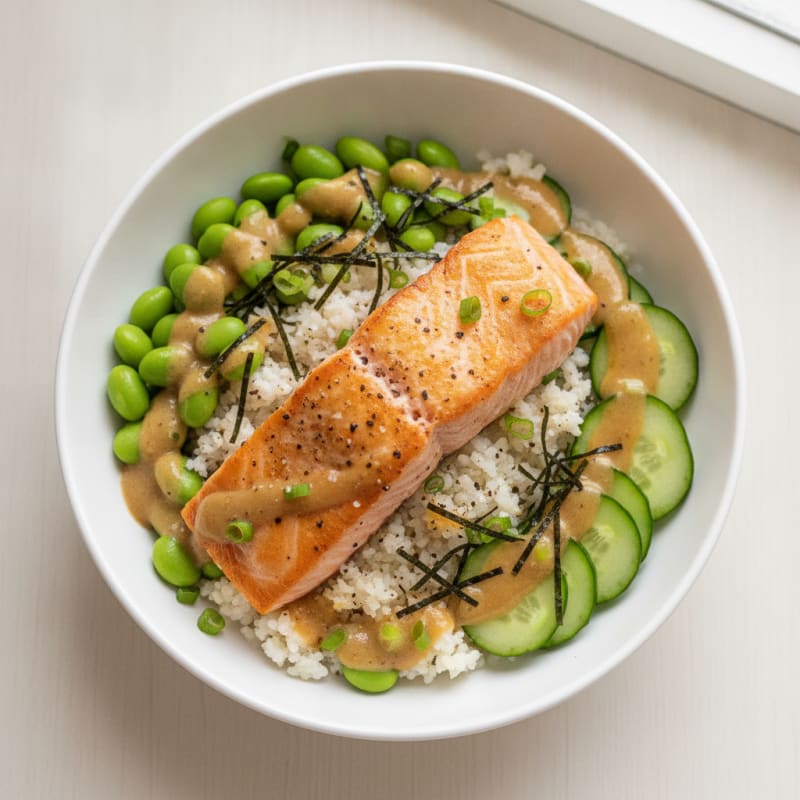 Salmon Sushi Rice Bowl