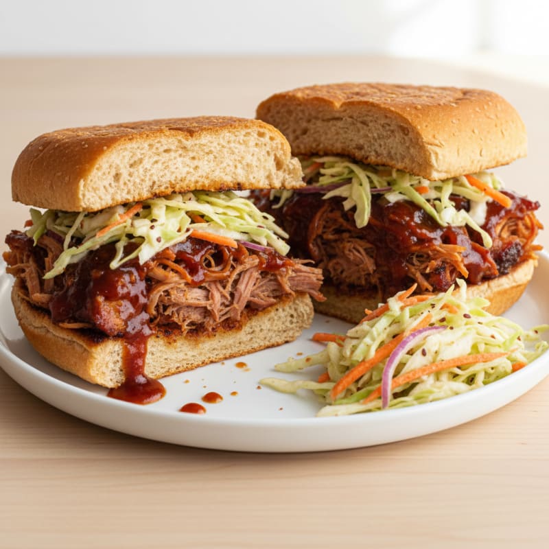 Smoky BBQ Pulled Pork Sandwiches