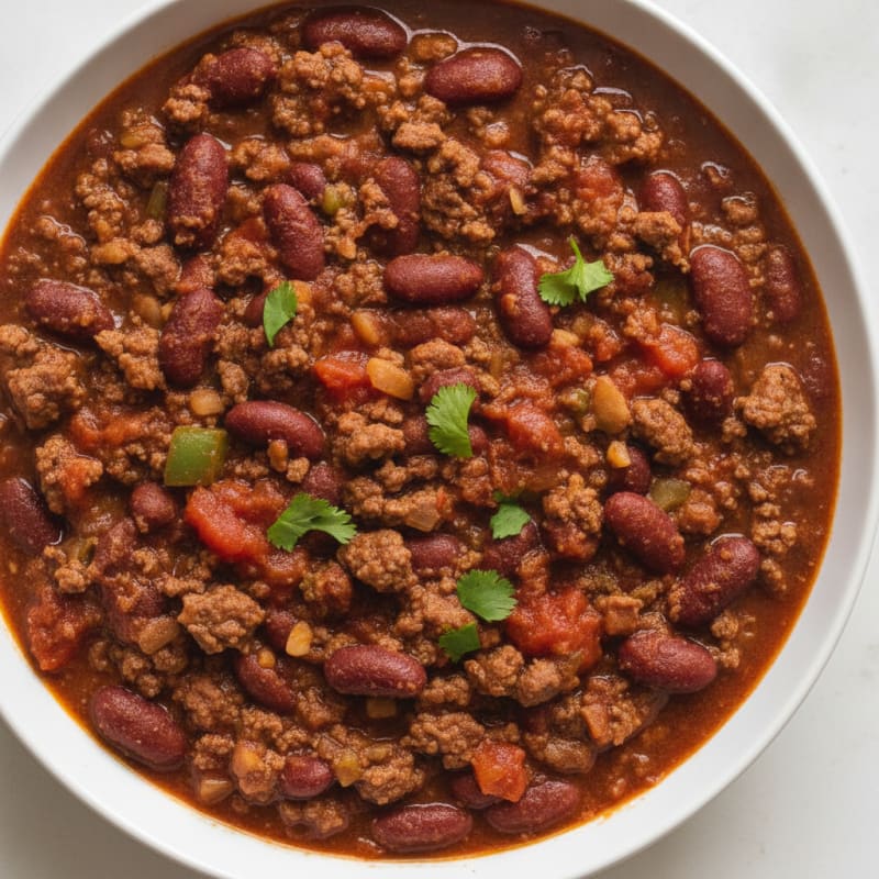 Hearty Slow Cooker Beef Chili