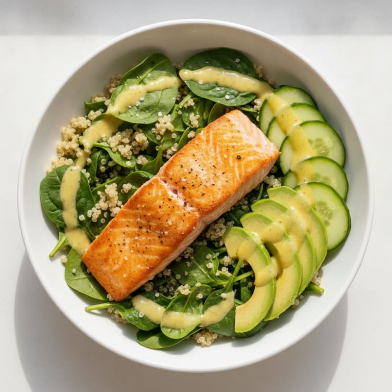 Pan-Seared Salmon Power Bowl